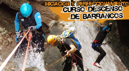 Curso Descenso de Barrancos en Huesca. Iniciación y Perfeccionamiento.