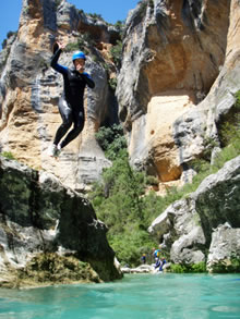 Salto en el río Vero