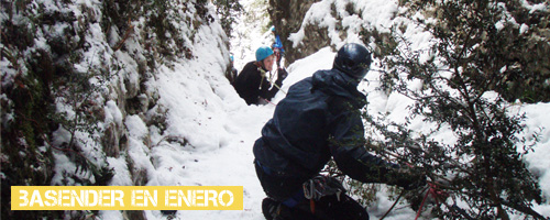 Barranco del Basender en invierno