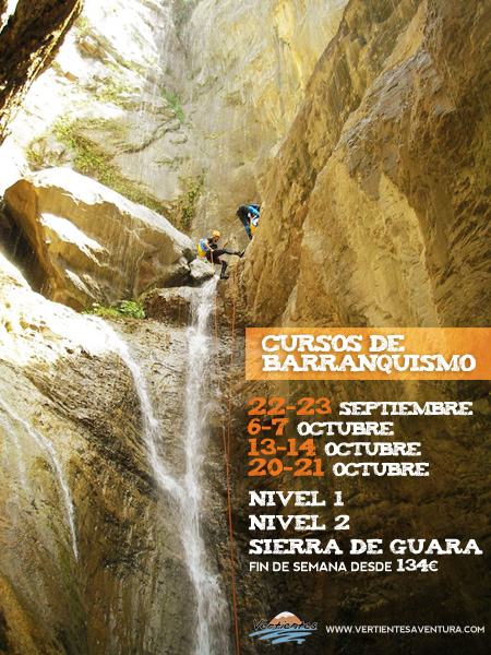 Cursos Canyoning Sierra de Guara