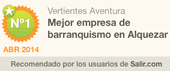 Mejor empresa de barranquismo en Alquézar por salir.com